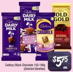 Farmer Jack's Cadbury Block Chocolate offer