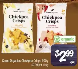 Farmer Jack's Ceres Organics Chickpea Crisps offer