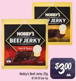 Farmer Jack's Nobby's Beef Jerky offer