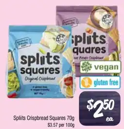 Farmer Jack's Spliits Crispbread Squares offer