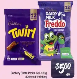 Farmer Jack's Cadbury Share Packs offer