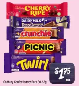 Farmer Jack's Cadbury Confectionery Bars offer