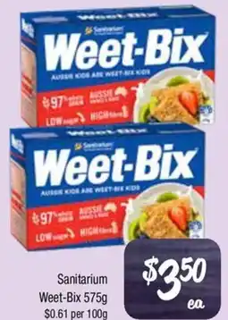 Farmer Jack's Sanitarium Weet-Bix offer