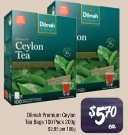 Farmer Jack's Dilmah Premium Ceylon Tea Bags offer