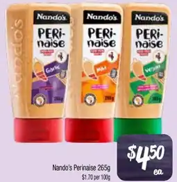 Farmer Jack's Nando's Perinaise offer