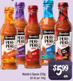 Farmer Jack's Nando's Sauce offer