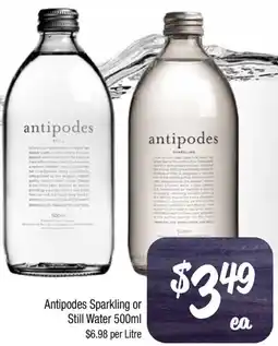Farmer Jack's Antipodes Sparkling or Still Water offer