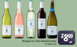 Farmer Jack's McGuigan Zero offer