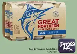 Farmer Jack's Great Northern Zero Cans offer