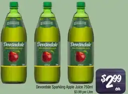 Farmer Jack's Devondale Sparkling Apple Juice offer