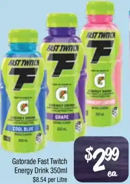 Farmer Jack's Gatorade Fast Twitch Energy Drink offer