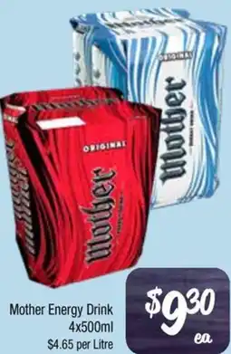 Farmer Jack's Mother Energy Drink offer