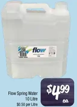 Farmer Jack's Flow Spring Water offer