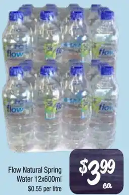 Farmer Jack's Flow Natural Spring Water offer