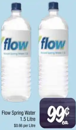 Farmer Jack's Flow Spring Water offer