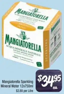 Farmer Jack's Mangiatorella Sparkling Mineral Water offer