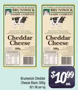 Farmer Jack's Brunswick Cheddar Cheese Block offer