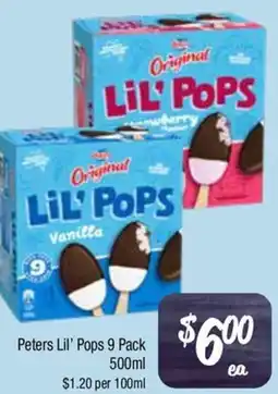 Farmer Jack's Peters Lil' Pops offer