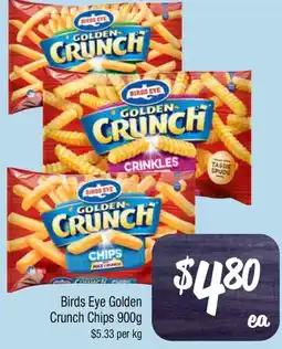 Farmer Jack's Birds Eye Golden Crunch Chips offer