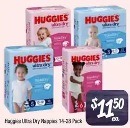 Farmer Jack's Huggies Ultra Dry Nappies offer