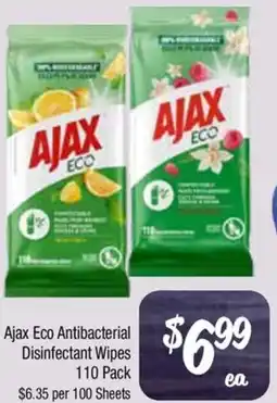 Farmer Jack's Ajax Eco Antibacterial Disinfectant Wipes offer