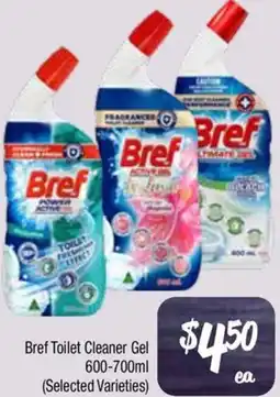 Farmer Jack's Bref Toilet Cleaner Gel offer