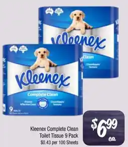 Farmer Jack's Kleenex Complete Clean Toilet Tissue offer