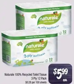 Farmer Jack's Naturale 100% Recycled Toilet Tissue offer