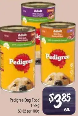 Farmer Jack's Pedigree Dog Food offer