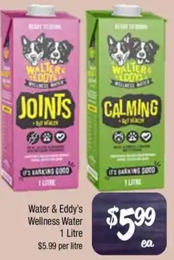 Farmer Jack's Water & Eddy's Wellness Water offer