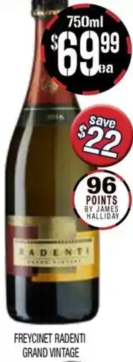 Farmer Jack's Freycinet radenti grand vintage offer