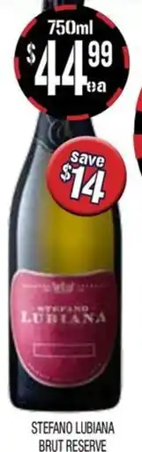 Farmer Jack's Stefano lubiana brut reserve offer