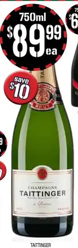Farmer Jack's Taittinger offer