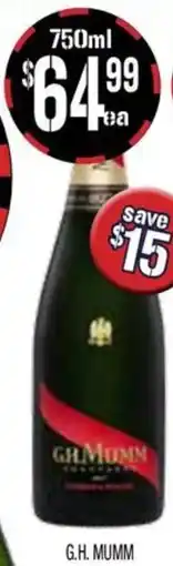 Farmer Jack's G.h. mumm offer
