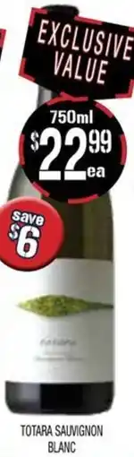 Farmer Jack's Totara sauvignon blanc offer