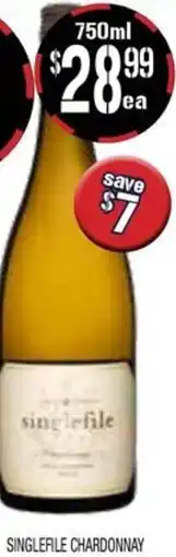 Farmer Jack's Singlefile chardonnay offer