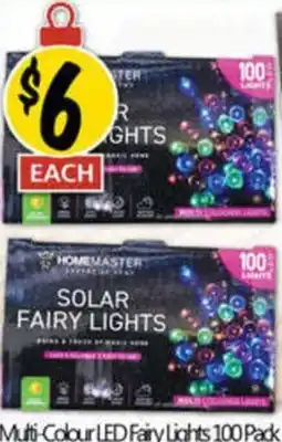 NQR Multi-Colour LED Fairy Lights Solar offer