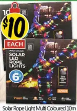NQR Solar Rope Light Multi Coloured offer