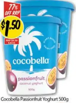NQR Cocobella Passionfruit Yoghurt offer