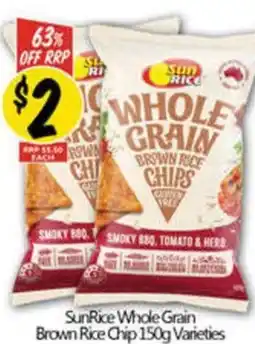 NQR SunRice Whole Grain Brown Rice Chip offer