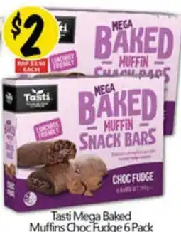 NQR Tasti Mega Baked Muffins Choc Fudge offer