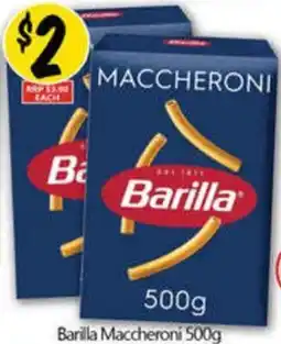NQR Barilla Maccheroni offer