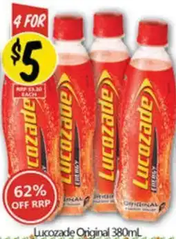 NQR Lucozade Original offer