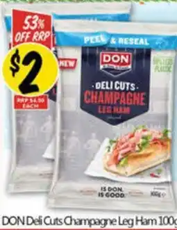 NQR DON Deli Cuts Champagne Leg Ham offer