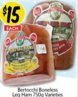 NQR Bertocchi Boneless Leg Ham offer