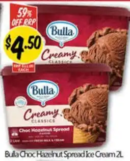 NQR Bulla Choc Hazelnut Spread Ice Cream offer