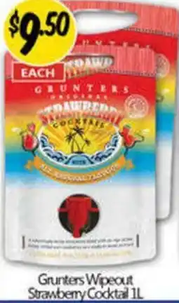 NQR Grunters Wipeout Strawberry Cocktail offer