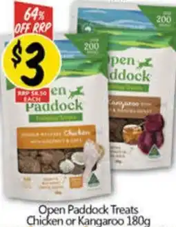 NQR Open Paddock Treats Chicken or Kangaroo offer