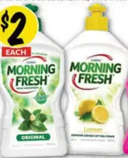 NQR Moming Fresh Dishwashing Liquid Lemon or Original offer