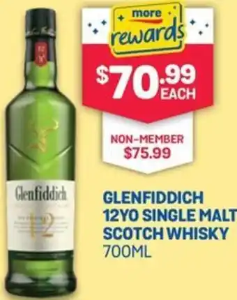 SipnSave Glenfiddich 12yo single malt scotch whisky offer